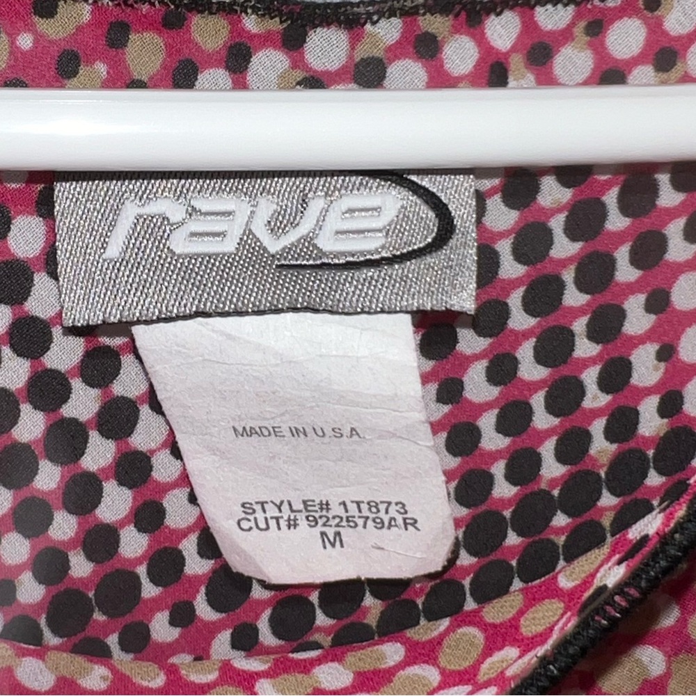 Rave Pink Asymmetrical Scoop Neck Blouse - Picture 3 of 4